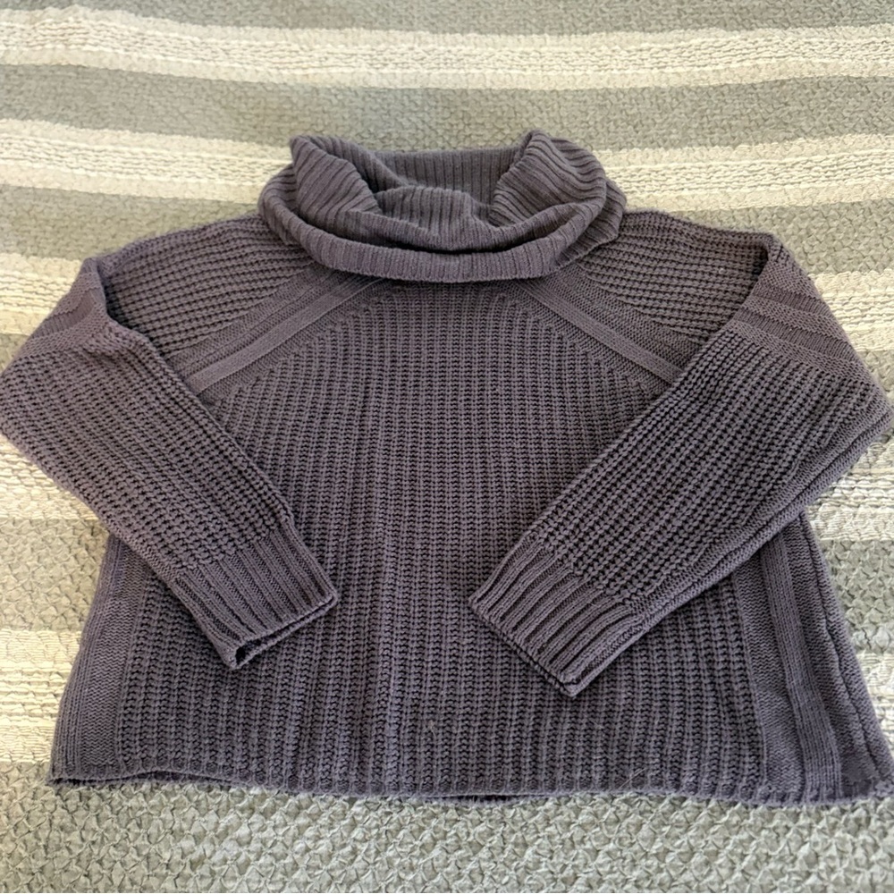 Say What? Lavender Cowl Neck Sweater